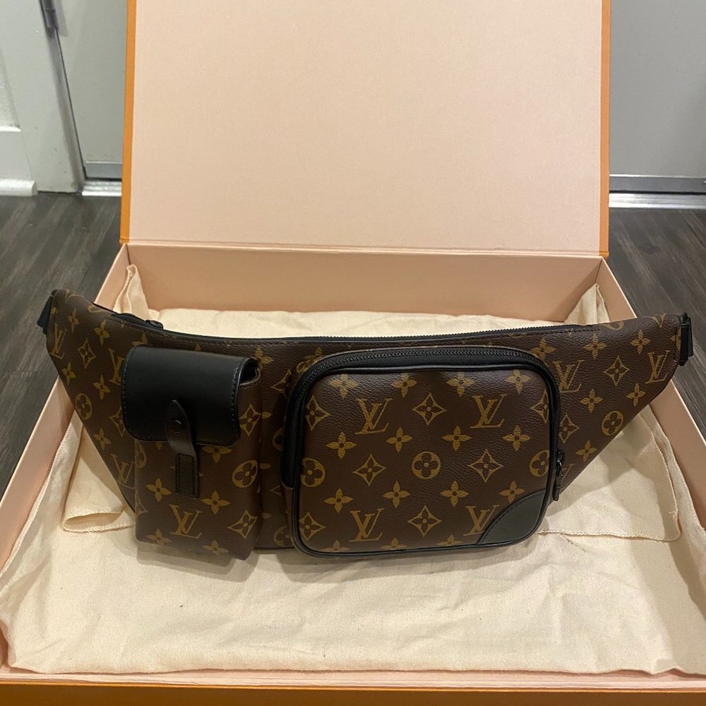 LOUIS VUITTON Monogram Macassar Christopher - Picture 3 of 11